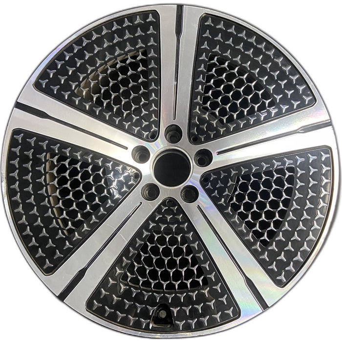 20" EQS-CLASS 22 297 Type, 20x8.5 , single spoke Original OEM Wheel Rim - Front View