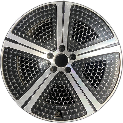 20" EQS-CLASS 22 297 Type, 20x8.5 , single spoke Original OEM Wheel Rim - Front View