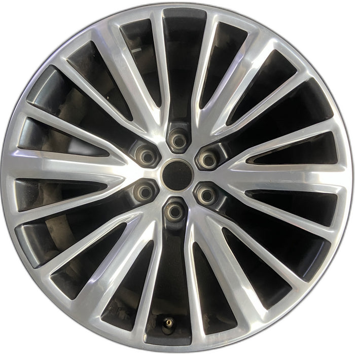 22" GRAND WAGONEER 22-25 22x9, 18 spoke Original OEM Wheel Rim - Front View