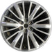 22" GRAND WAGONEER 22-25 22x9, 18 spoke Original OEM Wheel Rim - Front View