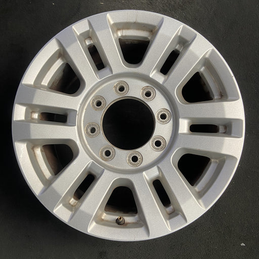 18" FORD F250SD PICKUP 17 18x8 , aluminum, 12 spoke , silver Original OEM Wheel - Additional View