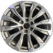 22" YUKON 21-24 22x9, 12 spoke, machined face with gray pockets Original OEM - Front View