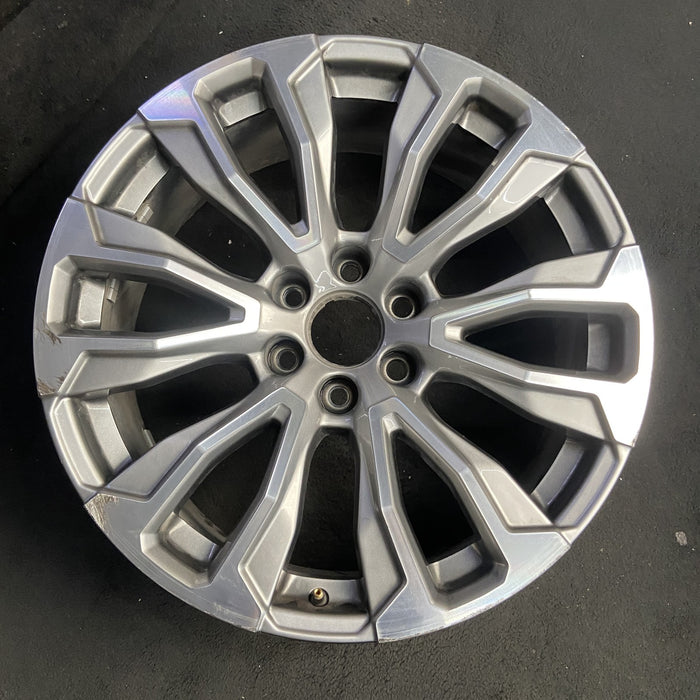 22" YUKON 21-24 22x9, 12 spoke, machined face with gray pockets Original OEM - Additional View