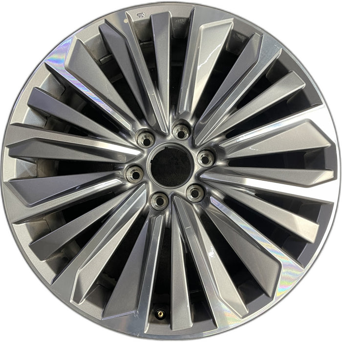 22" INFINITI QX80 25-26 22x8.5 , 18 spoke Original OEM Wheel Rim - Front View