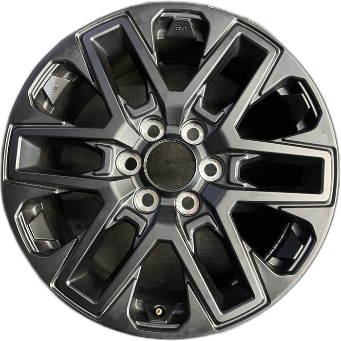 20" SEQUOIA 23-26 20x8, open spoke , matte black Original OEM Wheel Rim - Front View