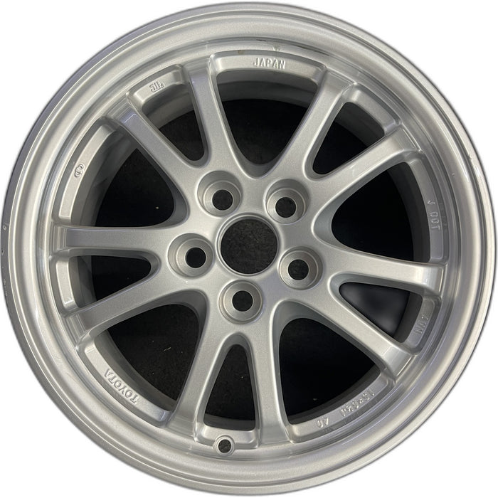 15" COROLLA 20 Sedan, 15x6.5 Original OEM Wheel Rim - Front View