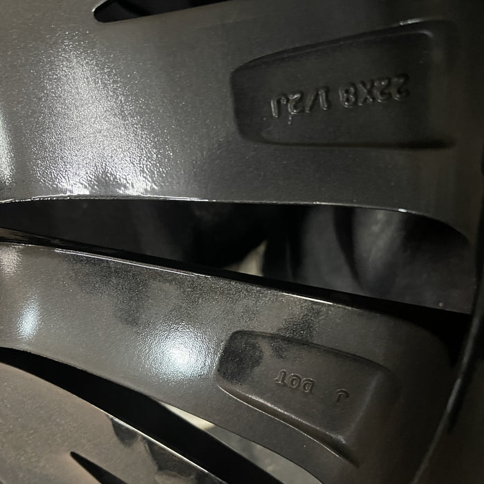 22" INFINITI QX80 25-26 22x8.5 , 18 spoke Original OEM Wheel Rim - View 9