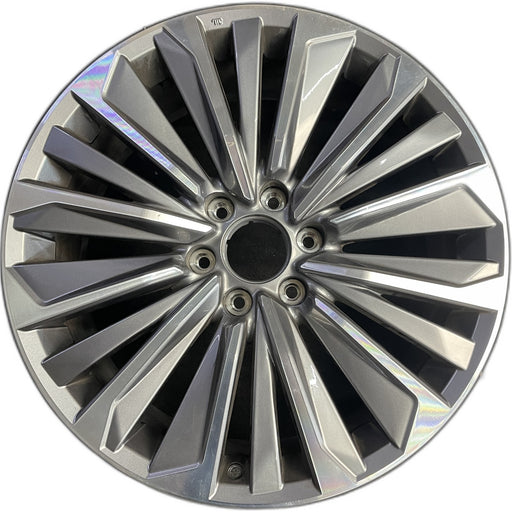 22" INFINITI QX80 25-26 22x8.5 , 18 spoke Original OEM Wheel Rim - Front View