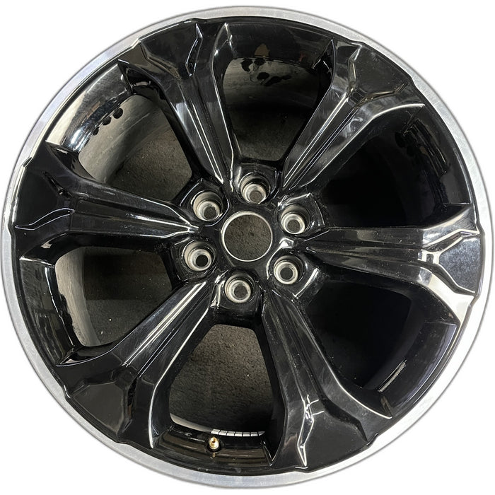22" EXPEDITION 22-24 22x9.5, 6 spoke, black Original OEM Wheel Rim - Front View