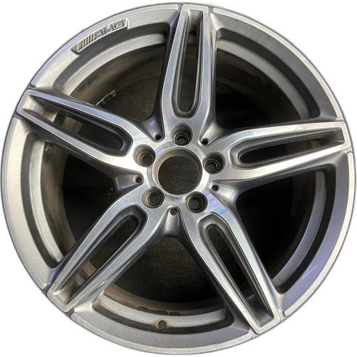 19" MERCEDES E-CLASS 17 213 Type, Sedan, E300, 19x8, machined face with black - Front View