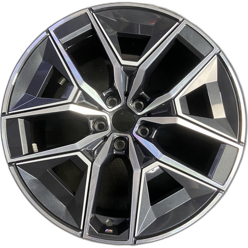 19" BMW 530i 26 19x8.5, 5 spoke Original OEM Wheel Rim - Front View