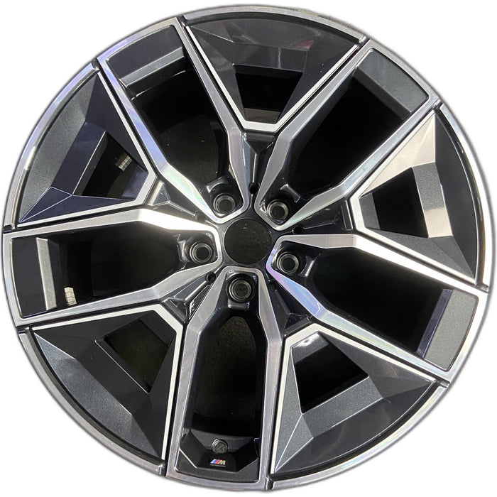 19" BMW 530i 26 19x8.5, 5 spoke Original OEM Wheel Rim - Front View