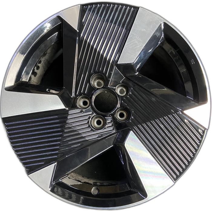 19" KICKS 25 , 19x7.5 , triple spoke Original OEM Wheel Rim - Front View