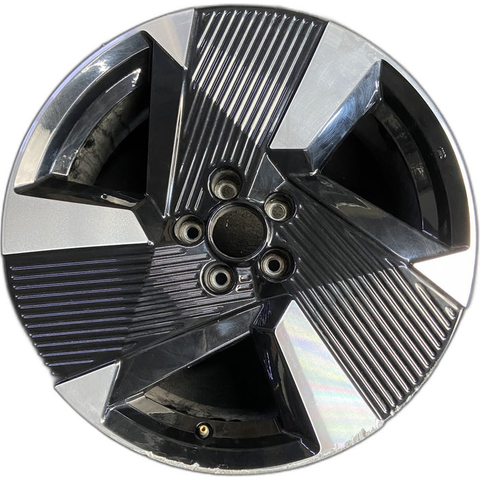 19" KICKS 25 , 19x7.5 , triple spoke Original OEM Wheel Rim - Front View