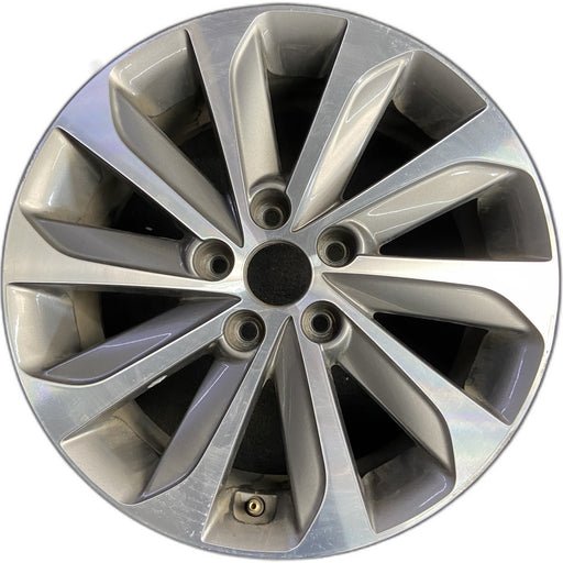 17" SONATA 15 17x7, exposed lug nuts, w/o Original OEM Wheel Rim - Front View