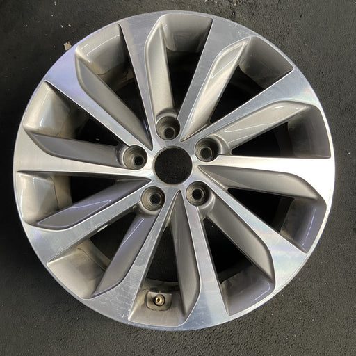 17" SONATA 15 17x7, exposed lug nuts, w/o Original OEM Wheel Rim - Additional View