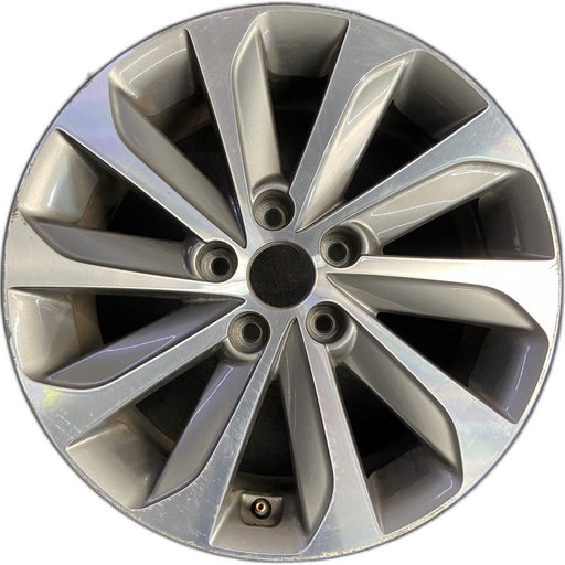 17" SONATA 15 17x7, exposed lug nuts, w/o Original OEM Wheel Rim - Front View