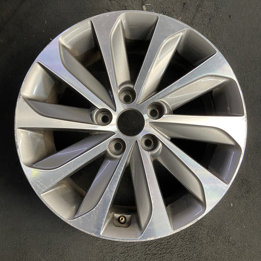 17" SONATA 15 17x7, exposed lug nuts, w/o Original OEM Wheel Rim - Additional View