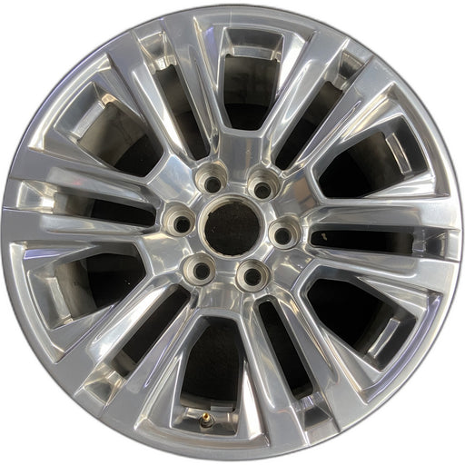 20" SIERRA 1500 PICKUP 19 , 20x9, 12 spoke, V spoke, opt RTL Original OEM Wheel - Front View