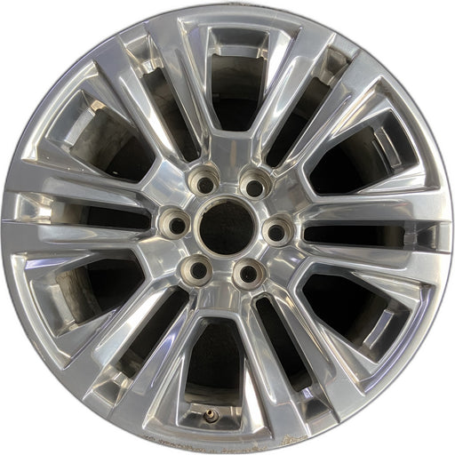 20" SIERRA 1500 PICKUP 19 , 20x9, 12 spoke, V spoke, opt RTL Original OEM Wheel - Front View