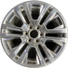 20" SIERRA 1500 PICKUP 19 , 20x9, 12 spoke, V spoke, opt RTL Original OEM Wheel - Front View