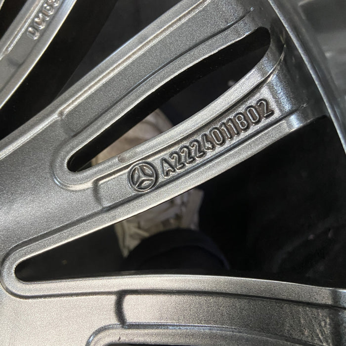 20" MERCEDES S-CLASS 15 222 Type; , S400, 20x9.5, 24 spoke Original OEM Wheel - View 10