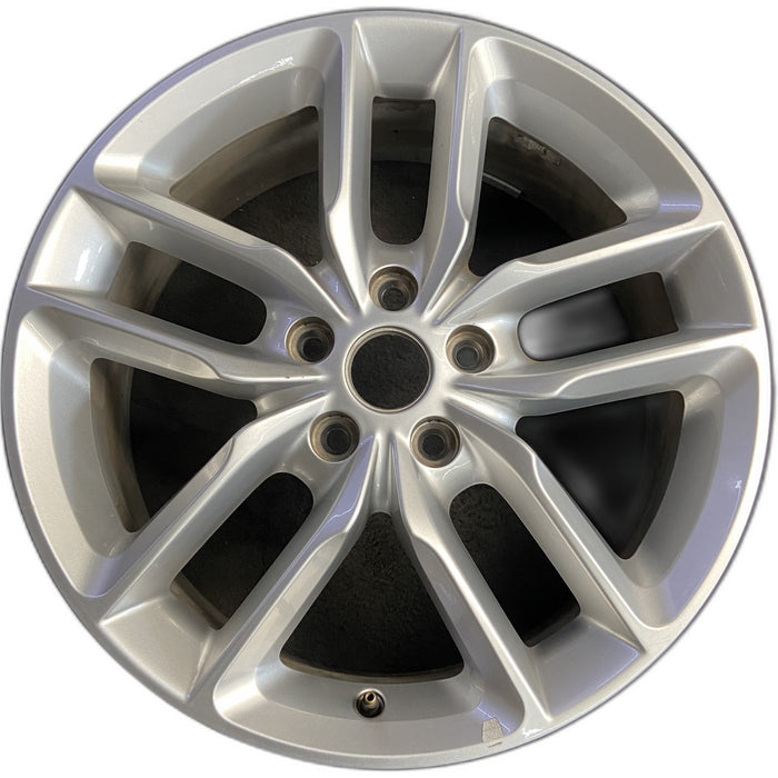 20" DURANGO 21 20x8, , double spoke, silver Original OEM Wheel Rim - Front View