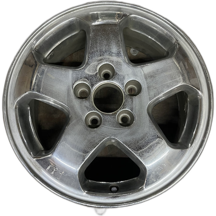 16" ACCORD 98-00 6 cylinder , 16x6.5, 5 spoke Original OEM Wheel Rim - Front View