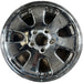 17" GRAND CHEROKEE 01 aluminum, 17x7.5, 7 spoke Original OEM Wheel Rim - Front View