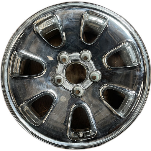 17" GRAND CHEROKEE 01 aluminum, 17x7.5, 7 spoke Original OEM Wheel Rim - Front View