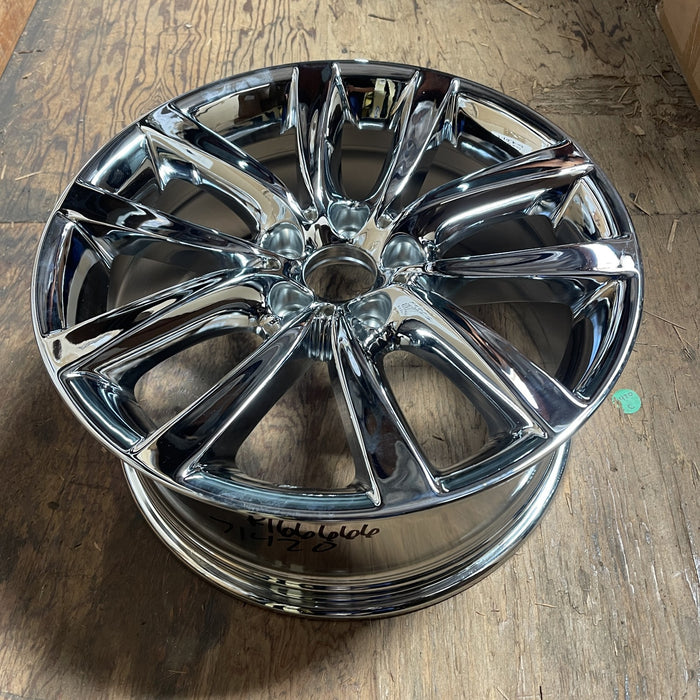 19" BMW 528i 11-13 19x9 , 10 V spoke design, wide spoke edge Original OEM Wheel - View 7
