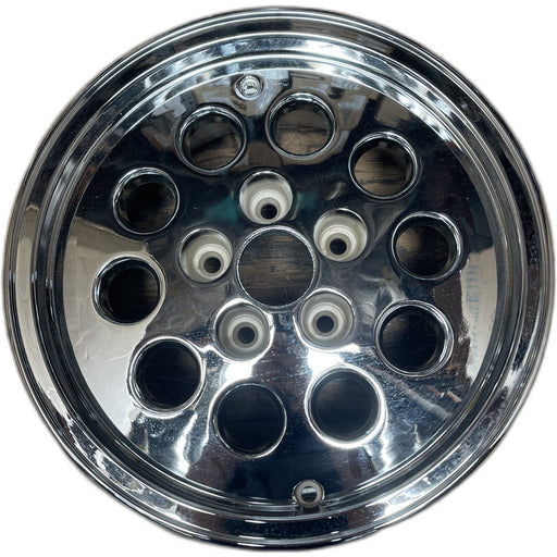 15" CHEROKEE 92 15x7, aluminum, 10 hole Original OEM Wheel Rim - Front View