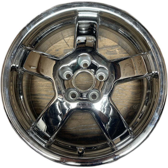16" BEETLE 03-04 16x6.5, alloy, 5 spoke Original OEM Wheel Rim - Front View