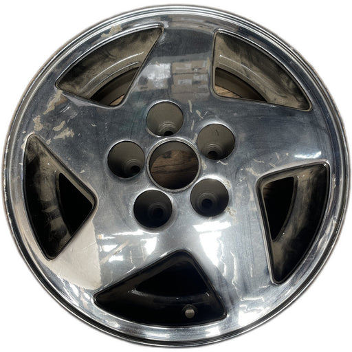 15" GRAND CHEROKEE 93-95 15x7, aluminum, 5 spoke Original OEM Wheel Rim - Front View