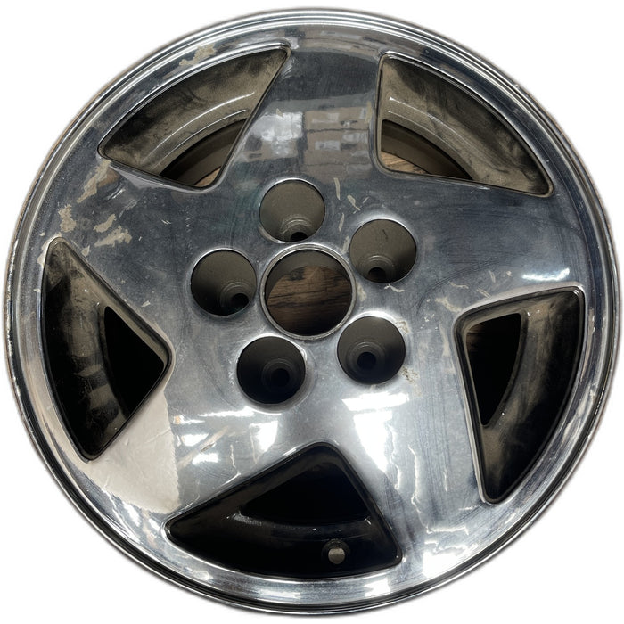 15" GRAND CHEROKEE 93-95 15x7, aluminum, 5 spoke Original OEM Wheel Rim - Front View