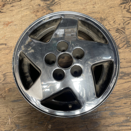 15" GRAND CHEROKEE 93-95 15x7, aluminum, 5 spoke Original OEM Wheel Rim - Additional View