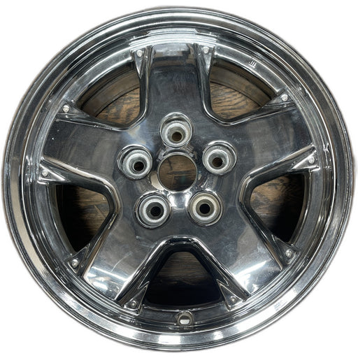 16" LIBERTY 02 , aluminum, 5 spoke, w/o dimple spoke tab; face Original OEM - Front View