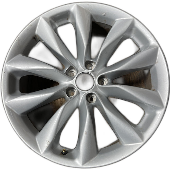 19" INFINITI QX50 19-22 19x7.5 , silver Original OEM Wheel Rim - Front View