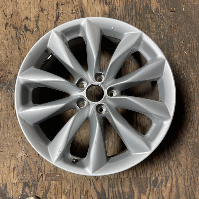 19" INFINITI QX50 19-22 19x7.5 , silver Original OEM Wheel Rim - Additional View