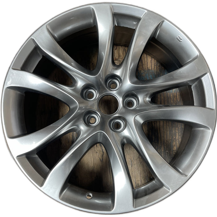 19" MAZDA 6 16 19x7.5 , , dark silver Original OEM Wheel Rim - Front View