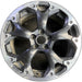 17" XV CROSSTREK 21 17x7 , machined face, dark gray pockets Original OEM Wheel - Front View