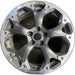 17" XV CROSSTREK 21 17x7 , machined face, dark gray pockets Original OEM Wheel - Front View