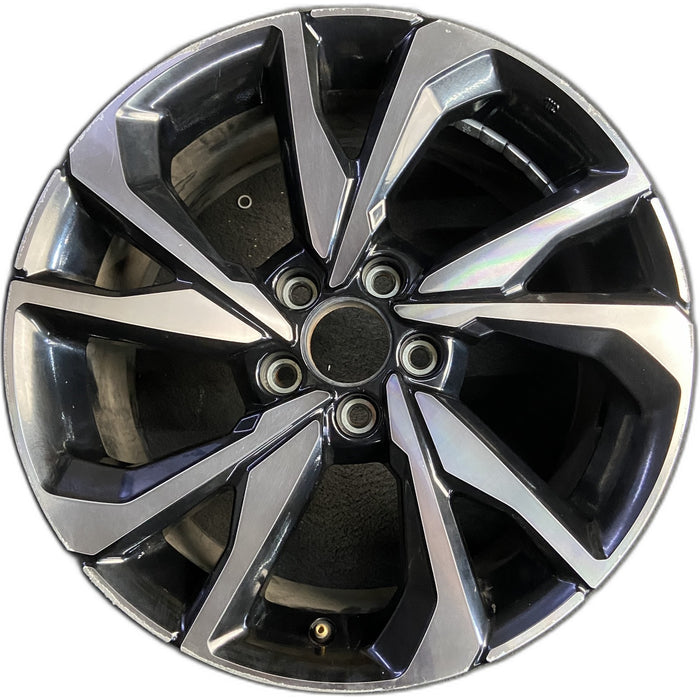 18" CIVIC 17-18 18x8 , w/o outer red accent; Hatchback, 10 spoke Original OEM - Front View