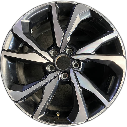 18" CIVIC 17-18 18x8 , w/o outer red accent; Hatchback, 10 spoke Original OEM - Front View