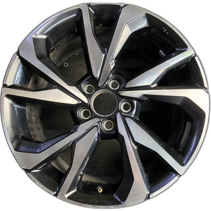 18" CIVIC 17-18 18x8 , w/o outer red accent; Hatchback, 10 spoke Original OEM - Front View