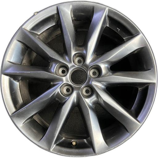 18" MAZDA 3 17-18 18x7 , dark silver Original OEM Wheel Rim - Front View