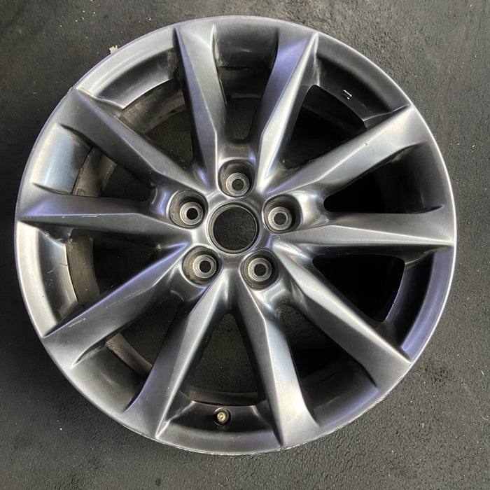 18" MAZDA 3 17-18 18x7 , dark silver Original OEM Wheel Rim - Additional View