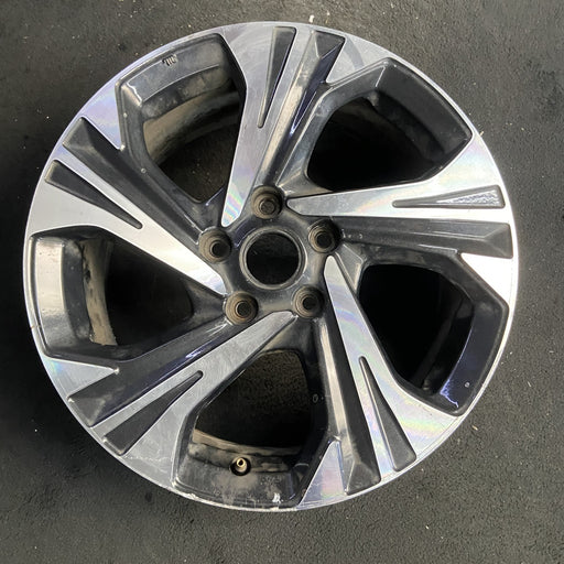 17" XV CROSSTREK 24-26 17x7 , , angled spoke, machined face with pockets - Additional View