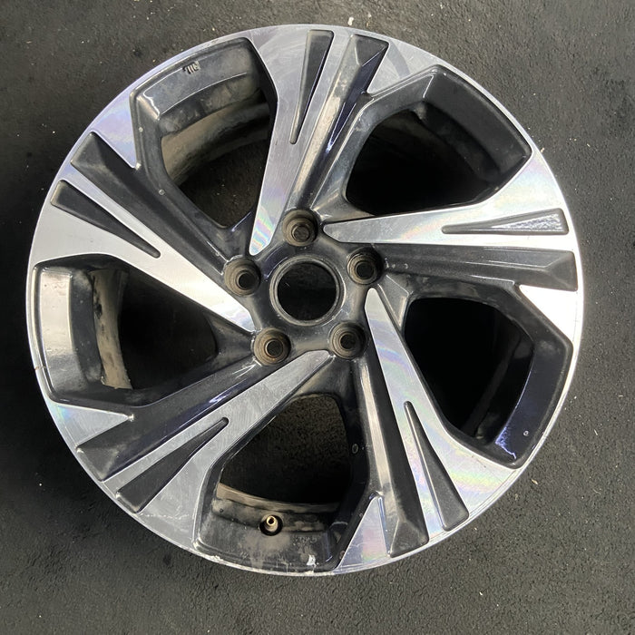 17" XV CROSSTREK 24-26 17x7 , , angled spoke, machined face with pockets - Additional View