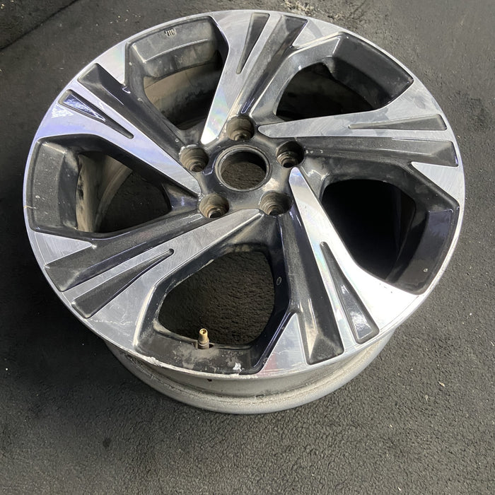 17" XV CROSSTREK 24-26 17x7 , , angled spoke, machined face with pockets - View 7
